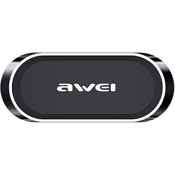 Awei magnetyczny uchwyt samochodowy X20 na kokpit szaymetal gray, Supporto per smartphone, Grigio