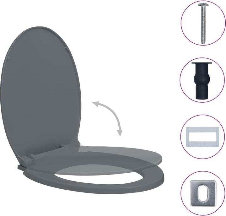 Actual product image vidaXL Toilettensitz