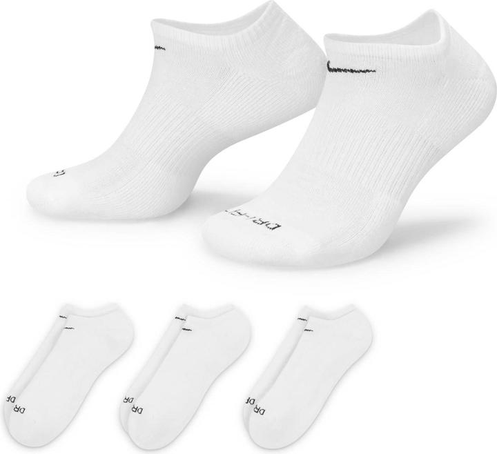 Actual product image Nike Everyday Plus cushioned socks, 3 pairs, white (pack of 3, 38 - 42)
