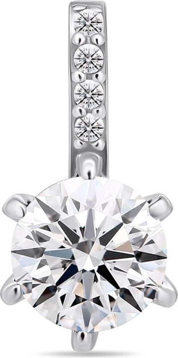 Brilio Silver - Charming sterling silver pendant with PT60W zircons (Metall)