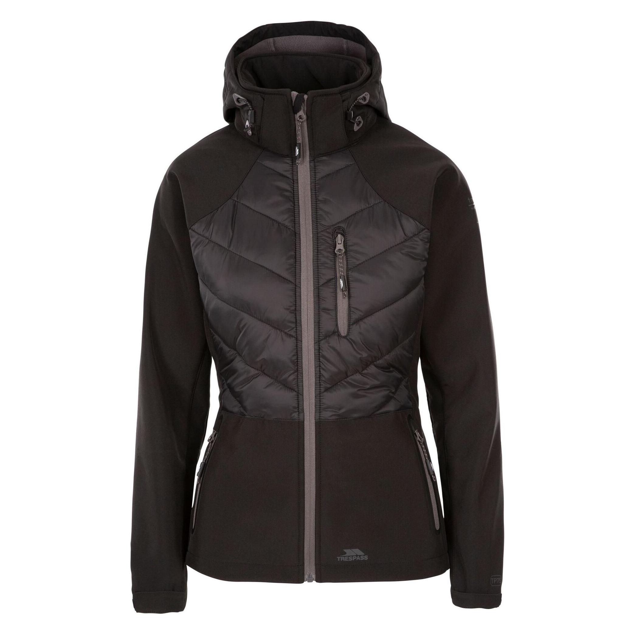 Trespass, Damen, Outdoorjacken, Elvira Softshelljacke (Xxl), Schwarz, Xxl