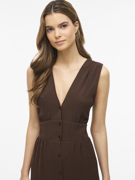 Produktbild Vila VISKOV V-Ausschnitt Maxikleid (36)