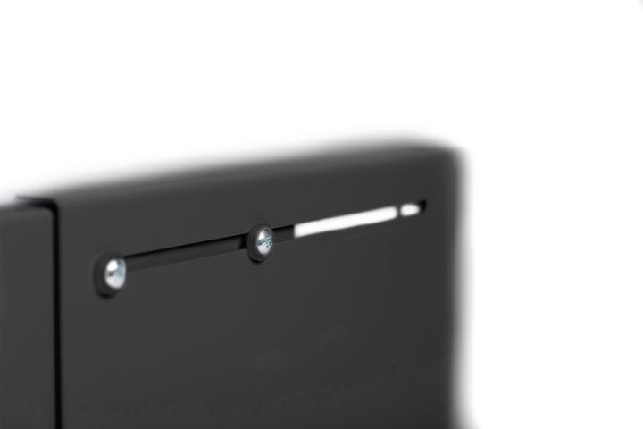 Actual product image Digitus 4U wall mount patch holder 183x528x225 mm depth adjustable (4 RU, 19 inch rack)