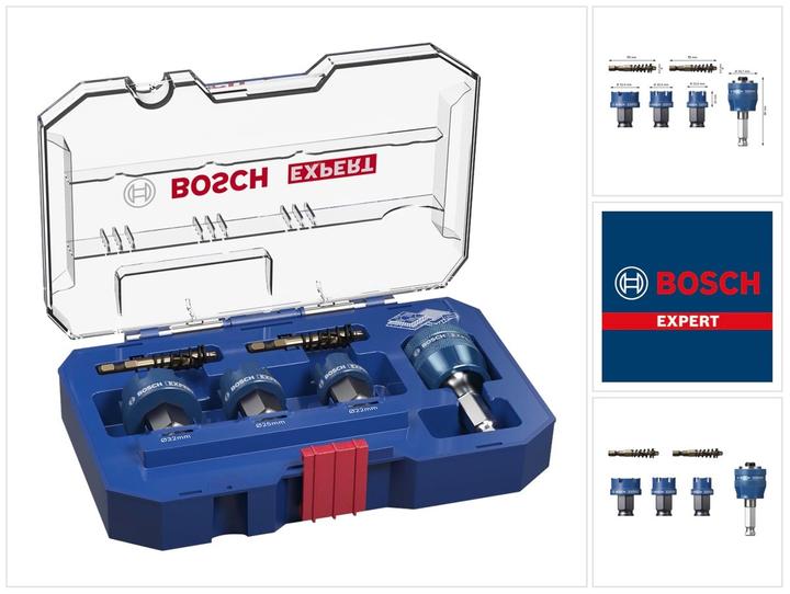 Image du produit Bosch Professional Zubehör Jeu de scies cloches EXPERT Sheet Metal 22/25/32 x 5 mm (22 mm, 25 mm, 32 mm)