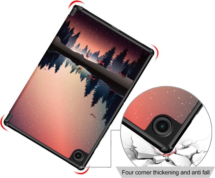 Produktbild Cover-Discount Galaxy Tab A8 10.5 - Tri-fold Smart Case Wald (Galaxy Tab A8)