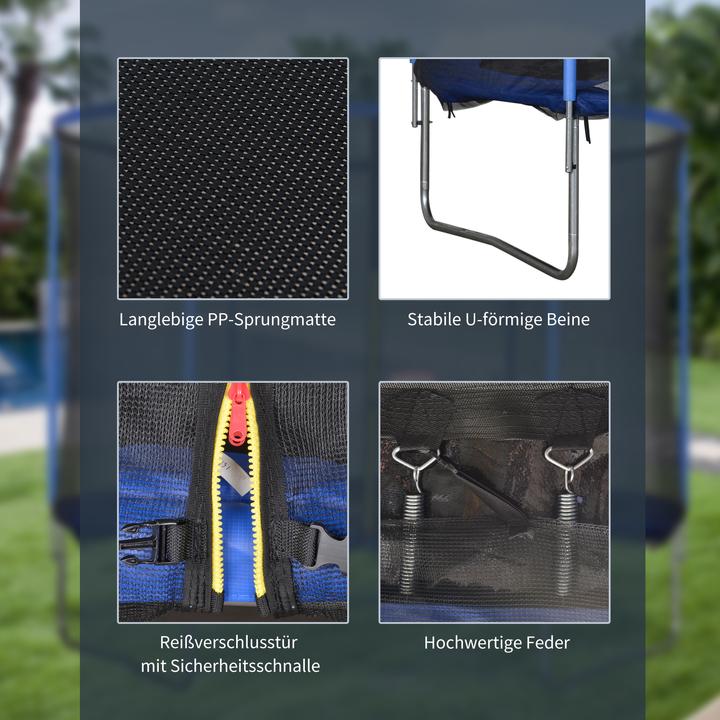 Produktbild Homcom Trampolin mit Sicherheitsnetz (305 cm)