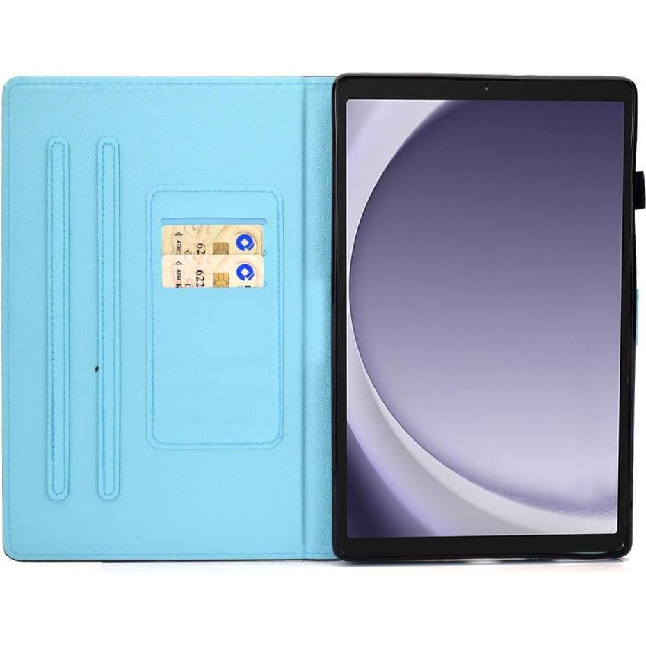 Cover-Discount Galaxy Tab A9+ - Schutzhülle Schmetterling gold (Galaxy Tab A9+), Tablet Hülle, Gold