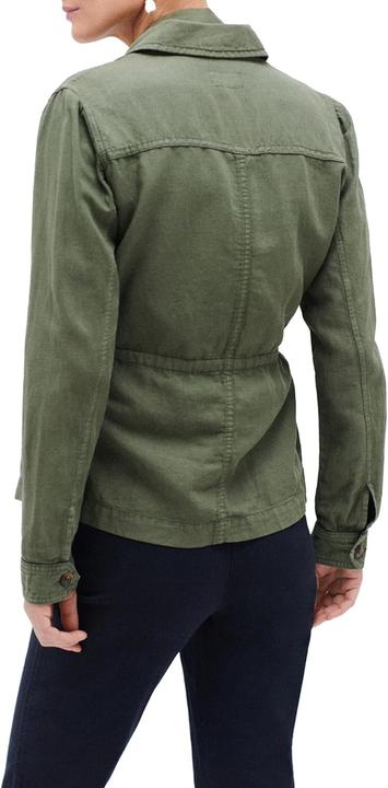 Actual product image Caroll Sahara Jacket with Adjustable Inner Straps and Horn-Effect Button Closure