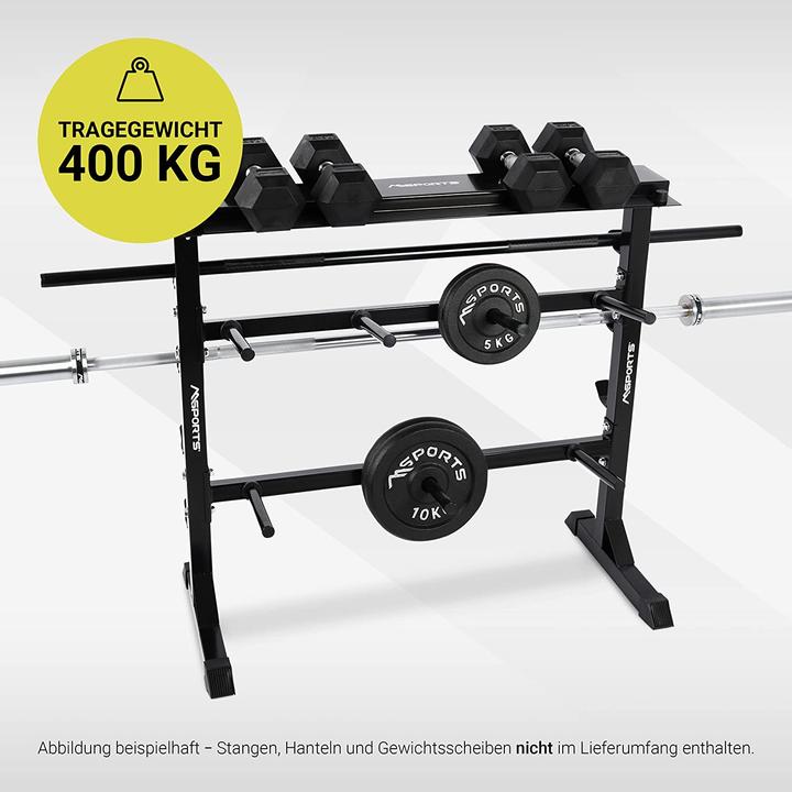 Image du produit Msports Support pour haltères courts jusqu'à 400Kg