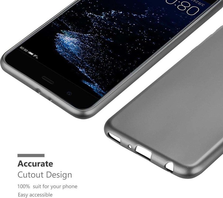 Produktbild Cadorabo TPU Matt Metallic Cover (Huawei P10 Plus)