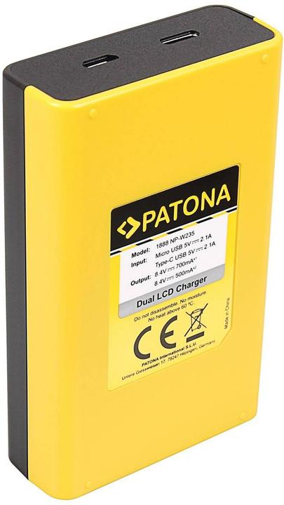 Produktbild Patona Dual LCD Charger USB Fuji NP-W235 (Ladegerät)