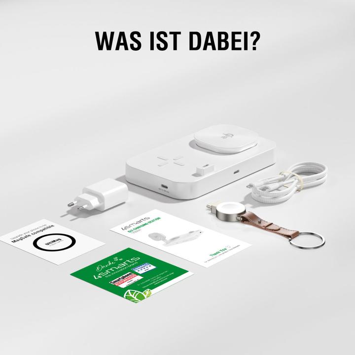 Actual product image 4smarts Wireless Charger Qi2 Ladestation Trident, Induktion (25 W)