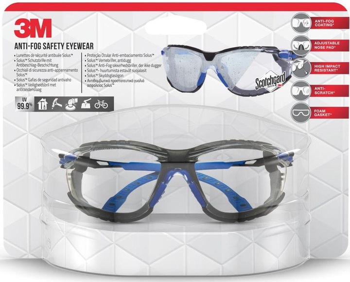 Actual product image 3M Safety goggles
