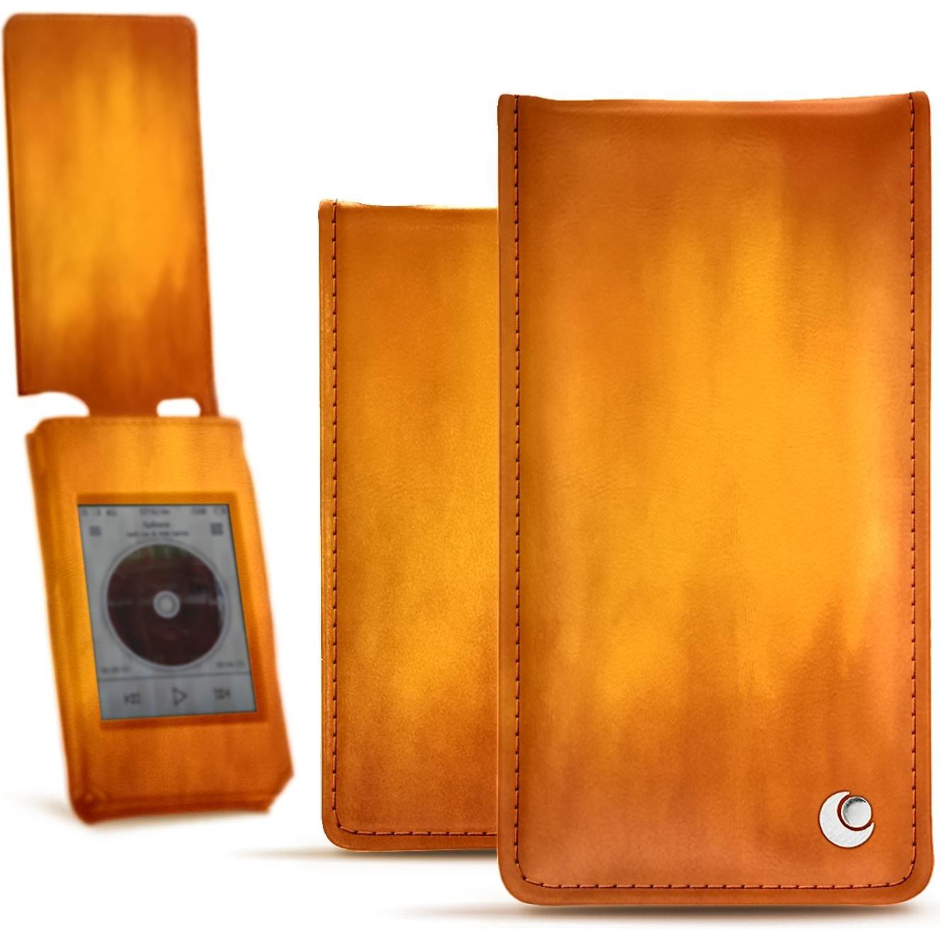 Noreve Lederschutzhülle vertikal, MP3 Tasche + Hülle, Orange