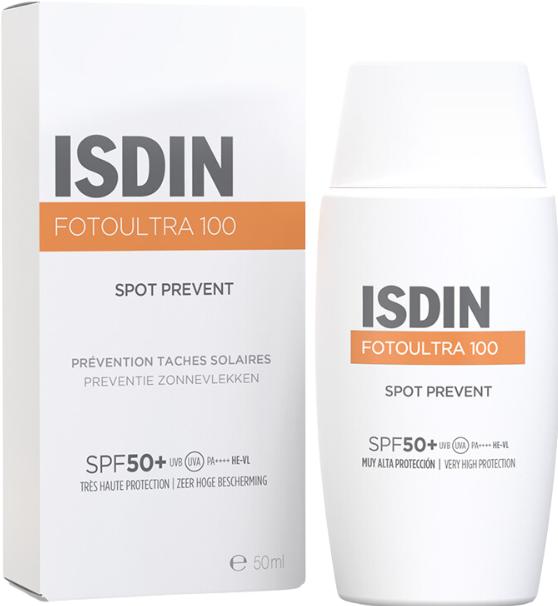 Actual product image Isdin FOTO ULTRA SPOT PREVENT SPF50+ 50ML. (SPF 50+, 50 ml)