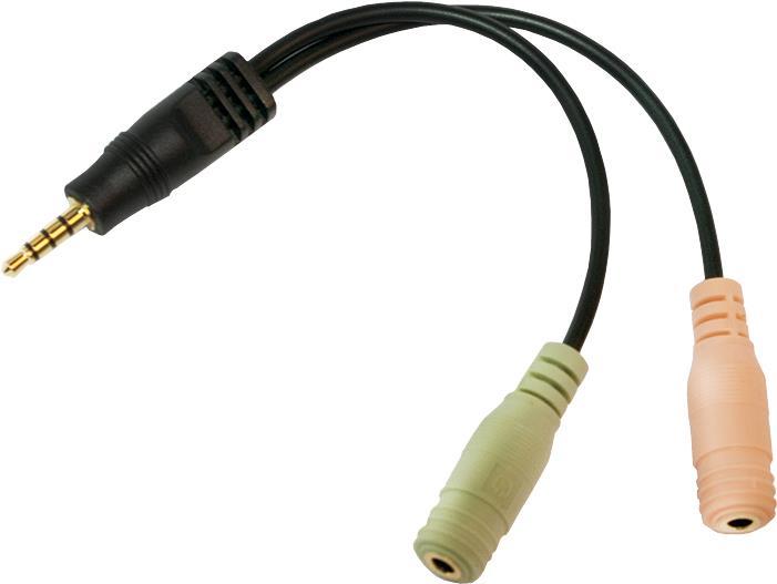 Actual product image LogiLink Audio adapter (0.15 m)