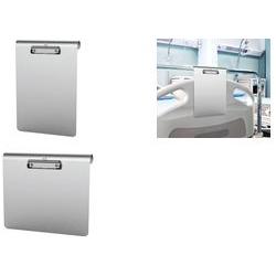 Maul, Unterlage, Klemmbrett medic, Aluminium, A4 quer, silber Klemme aus Metall, Klemmweite: 8 mm, silbereloxiert