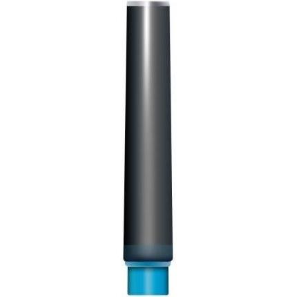 Parker Pen, Cartucce di ricambio + Calamaio, Cartucce d'inchiostro Quink Mini, blu, lavabili Contenuto: 6 pezzi (Blu, 6 pz.)