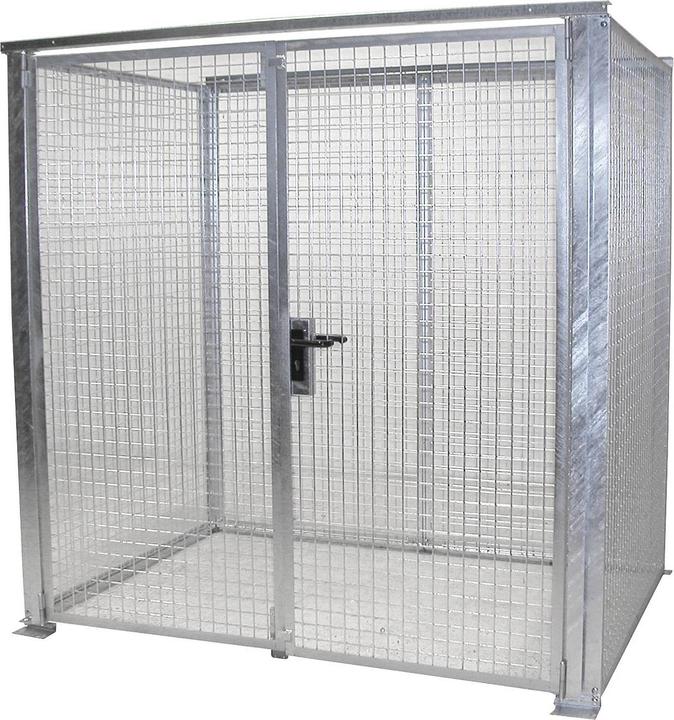 Produktbild eurokraft pro Gasflaschen-Gittercontainer