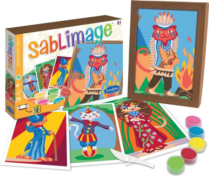 Actual product image Sentosphere Sandpictures Cats