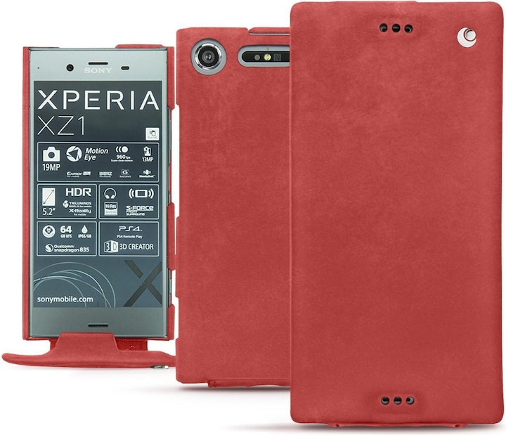 Actual product image Noreve Leather cover vertical (Sony Xperia XZ1)