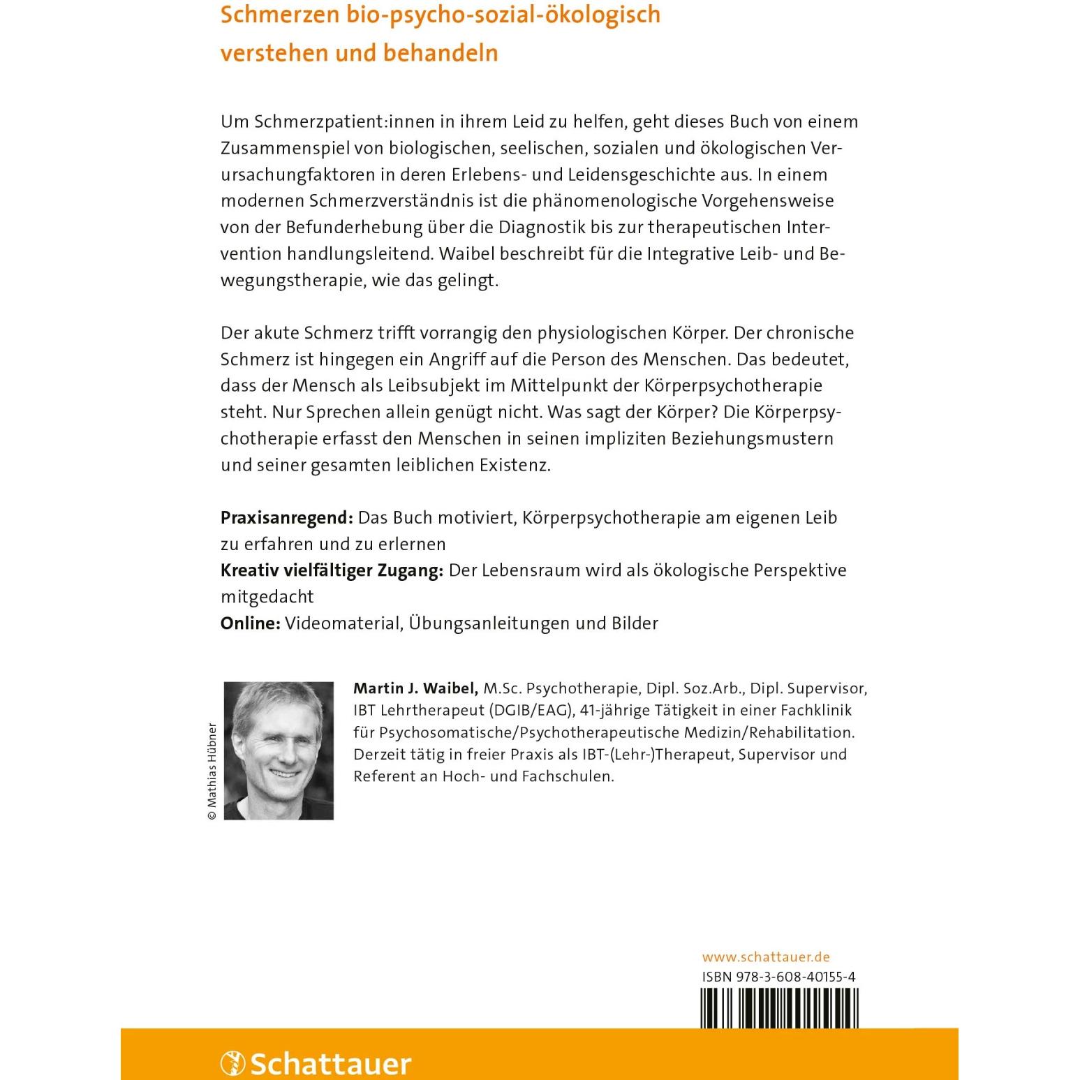 Thumbnail - Körperpsychotherapie bei chronischen Schmerzen, Fachbücher von Martin J. Waibel