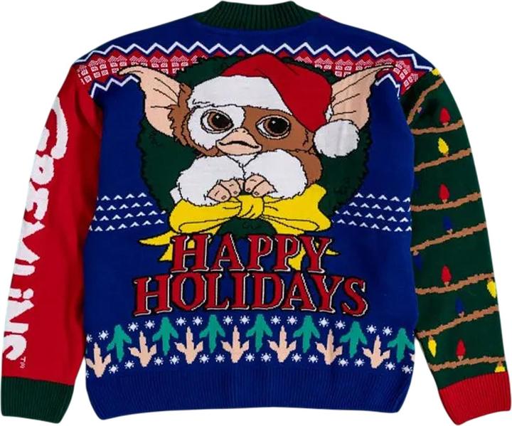Produktbild Gremlins Strickjacke Jerseyware weihnachtliches Design (M)