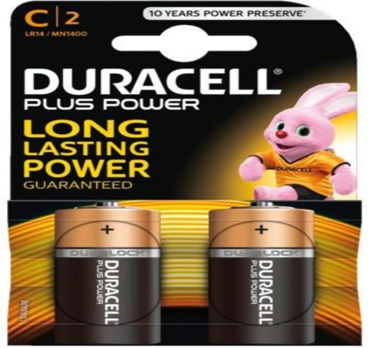 Actual product image Duracell Plus (2 pcs., C, 7750 mAh)