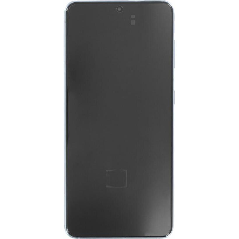 Samsung Display Einheit + Rahmen + Kamera G991B Galaxy S21 5G grau GH82-24544A (Display, Galaxy S21 5G), Mobilgerät Ersa...