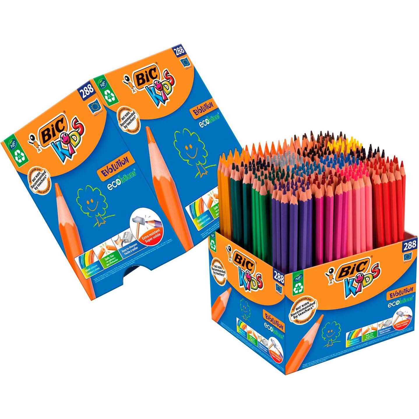Bic, Malstifte, ECOlutions Kinder Evolution (Multicolor, 288 x)