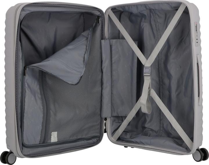 Actual product image D&N Travel Line 4500 4-wheel suitcase set 3-piece with stretch fold (205 l)