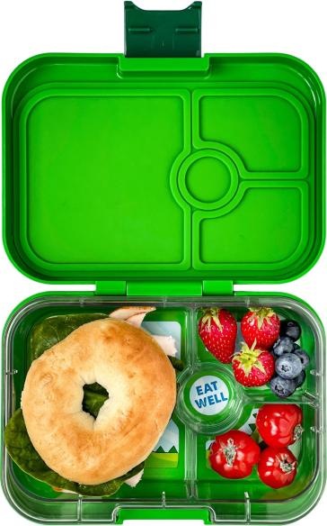 Produktbild Yumbox Panino (4 Unterteilungen) Jurasic Green Dino Znüni Lunchbox