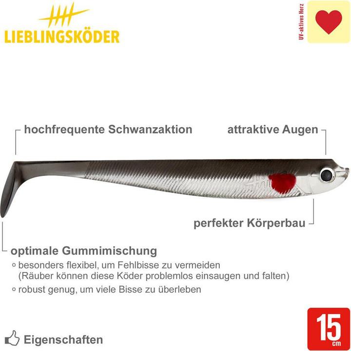 Actual product image Lieblingsköder Heartbreaker (15 cm)