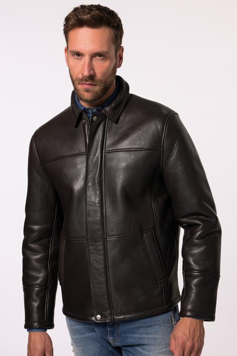 Actual product image JP1880 JP 1880 Lederjacke, Leder, weiches Lammnappa, Teddyfutter, bis 7 XL (3XL)