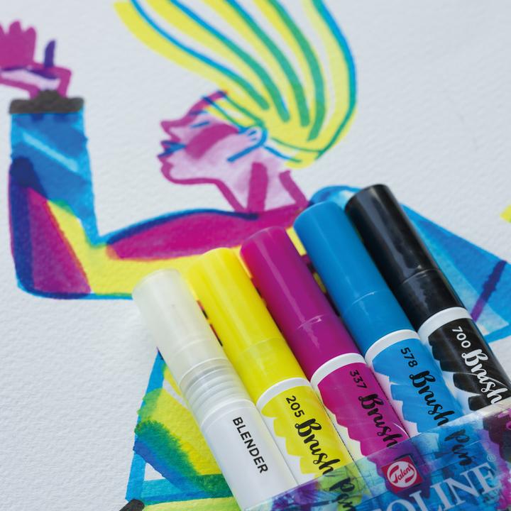 Actual product image Talens Ecoline Brush Pen (Transparent, 1 x)