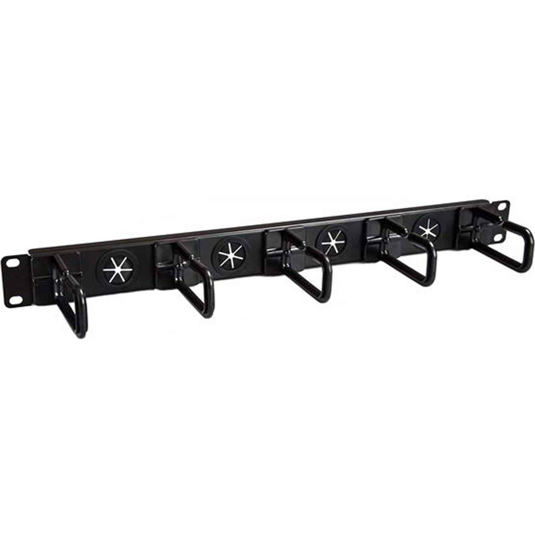 StarTech Server Rack Kabel Mnmgt. 1u, Accessoires voor serverkasten, Zwart