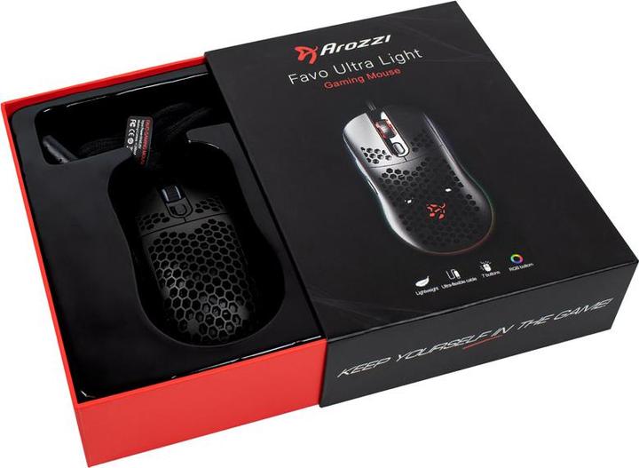 Actual product image Arozzi Gaming mouse Favo Ultra Light (Cable)