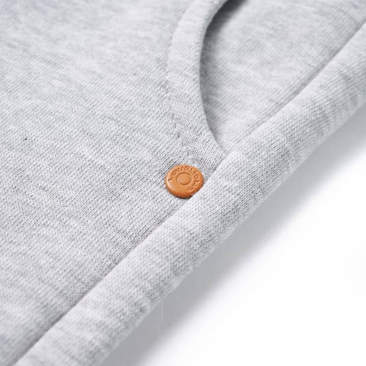 Produktbild vidaXL Kinder-Trainingshose Grau Melange 128,Material: 92 (128)