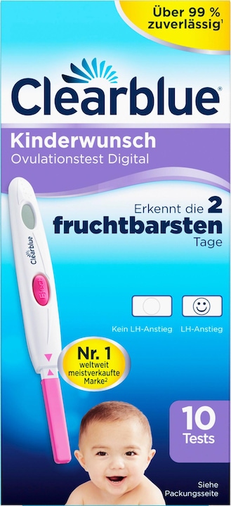 Actual product image Clearblue Ovulationstest
