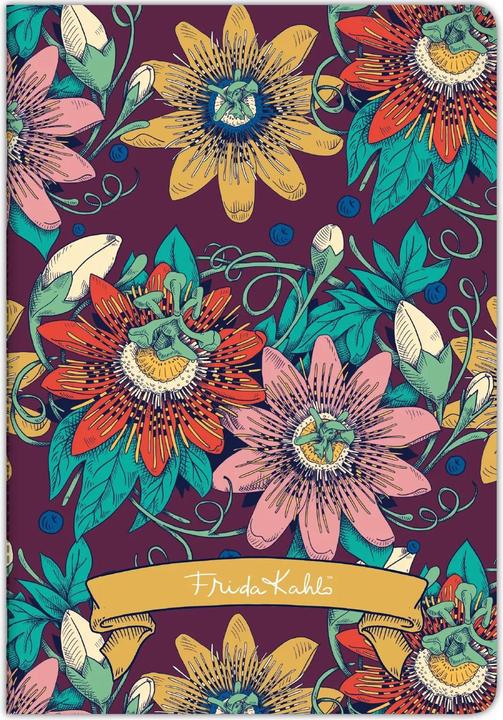 Image du produit Clairefontaine Frida Kahlo, Couture fil A4 96P L+M ass. (À rayures, Couverture rigide)