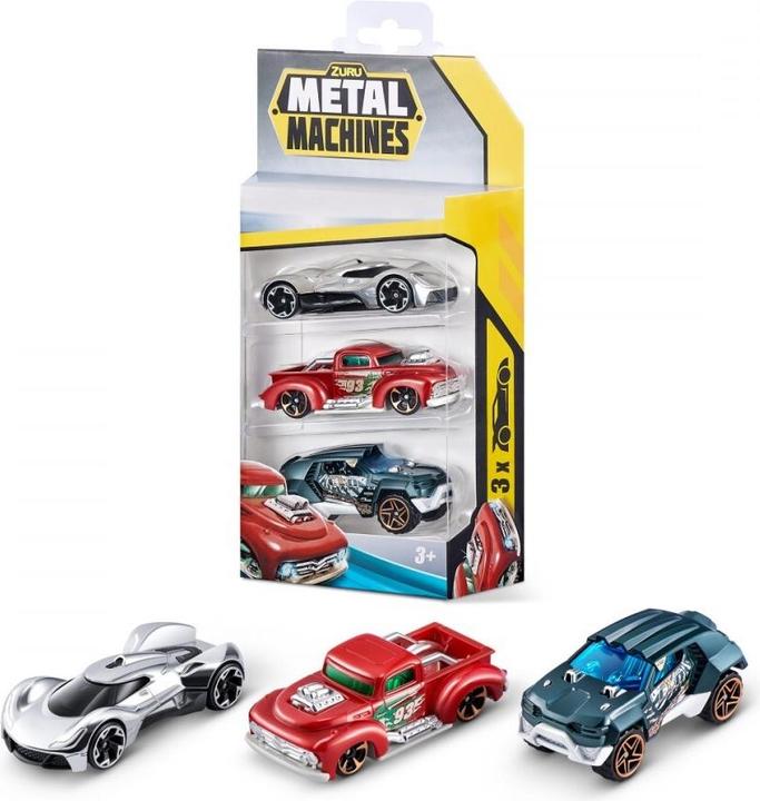 Actual product image Zuru METAL MACHINES AUTOS 3-pack Series 2