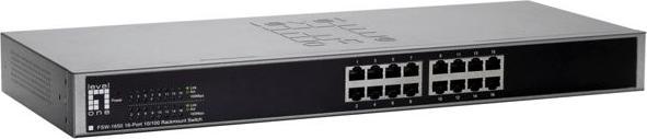Actual product image LevelOne FSW-1650 16-Port 10/100Mbps Switch (16 Ports)