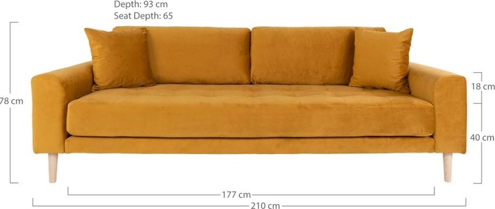 Actual product image House Nordic Lido (3-seater)