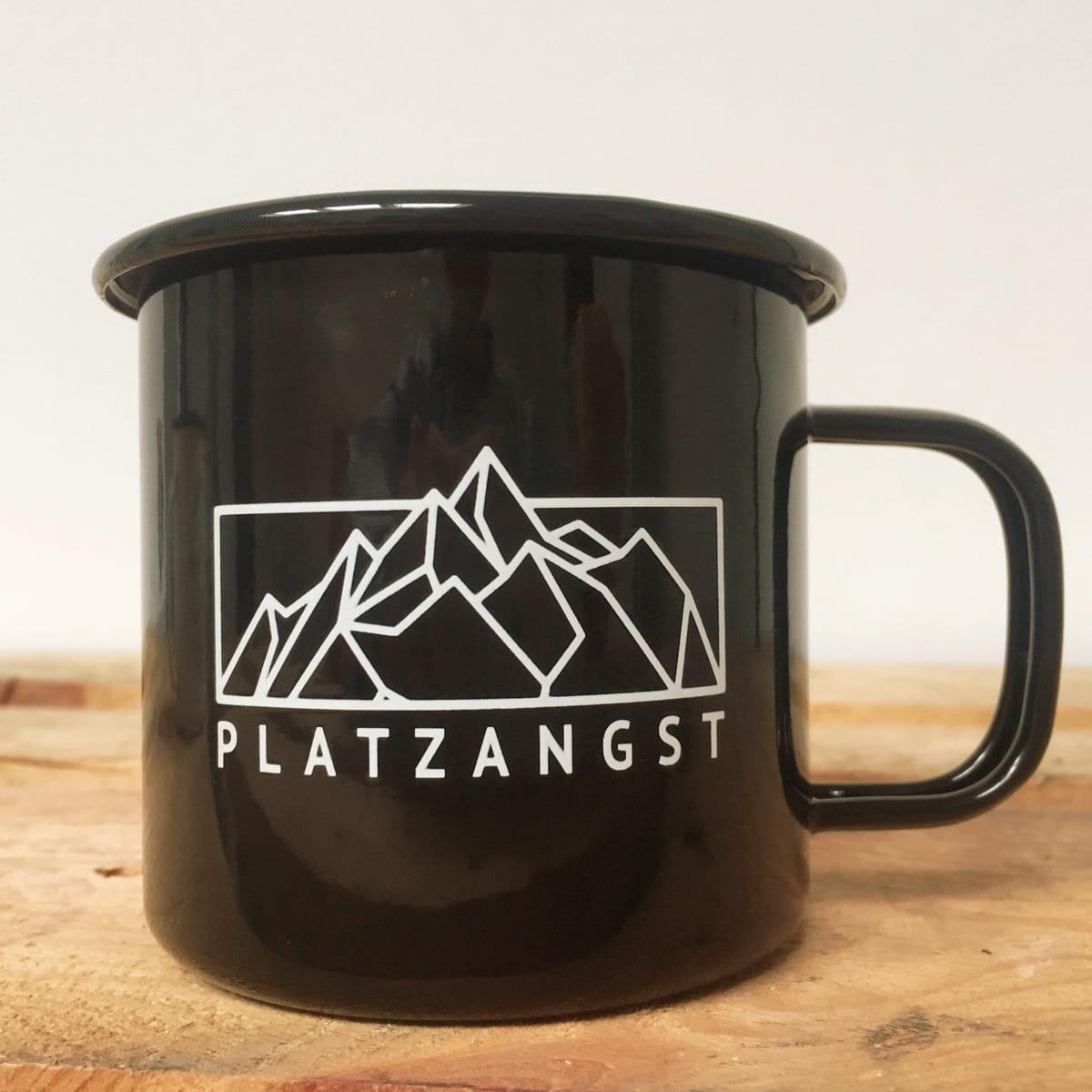 Thumbnail - Platzangst, Tasse, Tin Mug (450 ml)