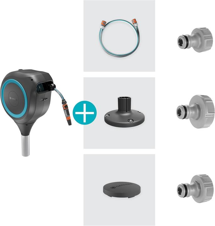 Immagine prodotto Gardena RollUp M - hose reel, Patio, turquoise (20 m)