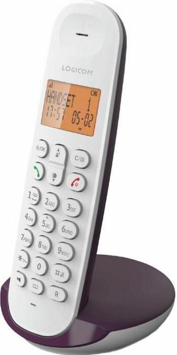 Actual product image Logicom Festnetztelefon DECT ILOA 150 SOLO Aubergine