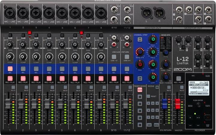 Actual product image Zoom LiveTrak L-12 (Studio- and Livemixer)