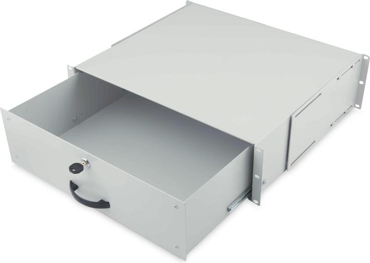 Image du produit Digitus DN-19 KEY-3U Compartiment à documents, 3 U, gris clair