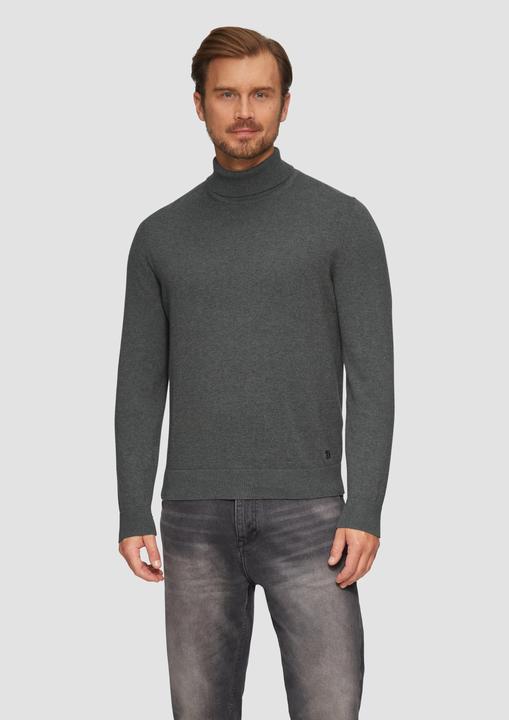 Produktbild S.Oliver Strickpullover Rollkragenpullover aus Baumwolle (XXL)