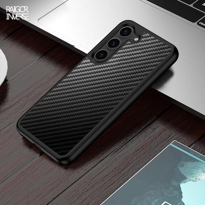Produktbild Raigor Inverse Samsung Galaxy S25 - Raigor Scott Series Case Black Carbon (Samsung Galaxy S25)